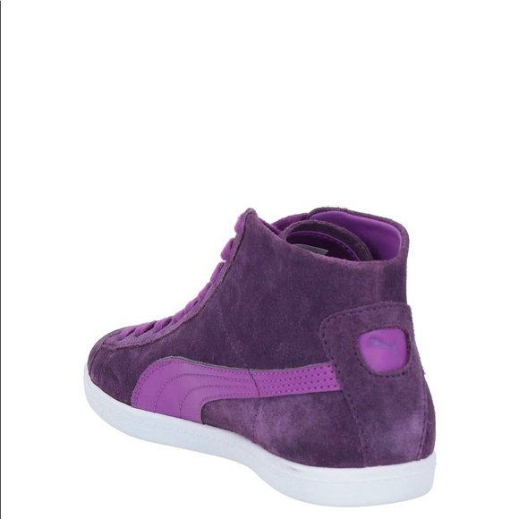 PUMA Hightop Purple Suede Sneakers Brand New in Box - Picture 3 of 4